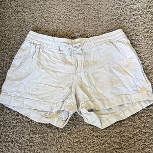 Old Navy Women's Cream Linen Shorts
